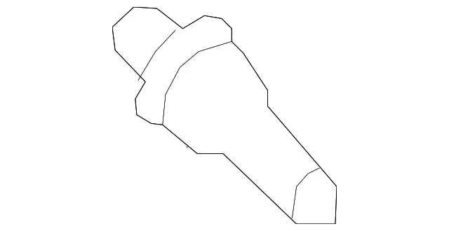 Windshield Pillar Trim Retainer Clip - Kia (85815 C1000)